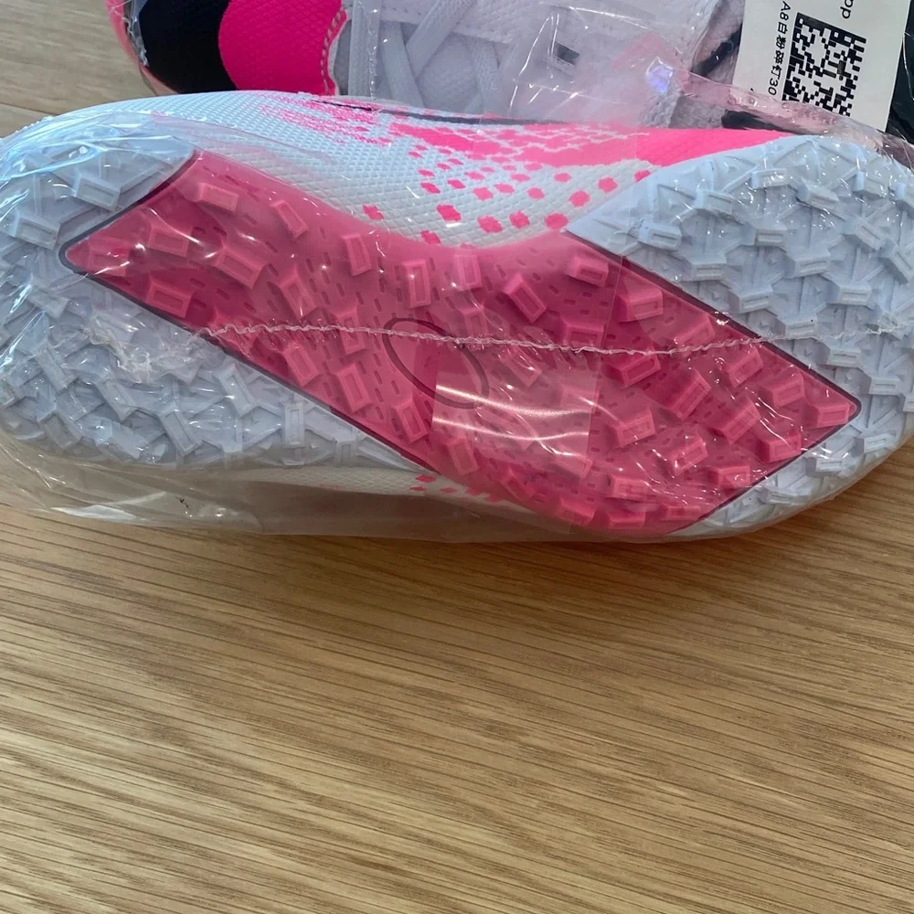 Vibrant Pink and White‎ Kids Sneakers